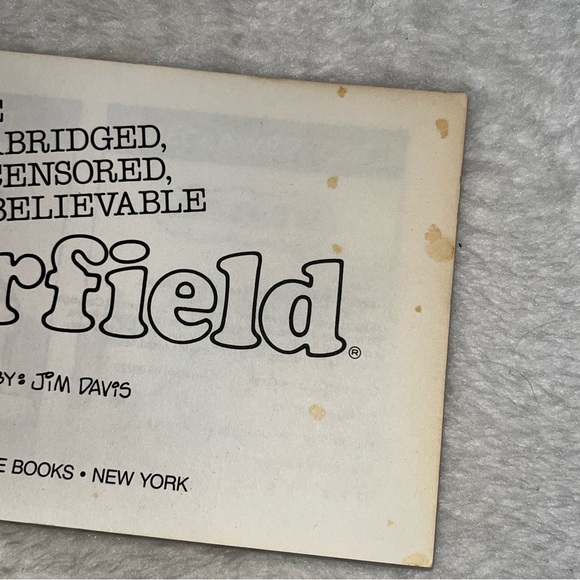 Garfield Storybook by Jim Davis lot of 2 1986& 1990 prints - Picture 11 of 11